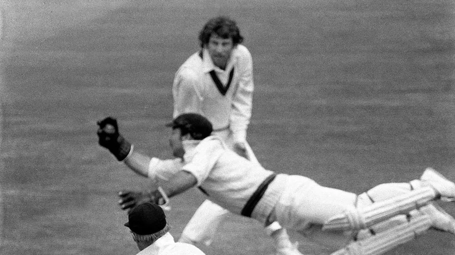 Rod Marsh famously poaches a Chappell catch at Headingley in the 1975 World Cup semi-final Patrick Eagar