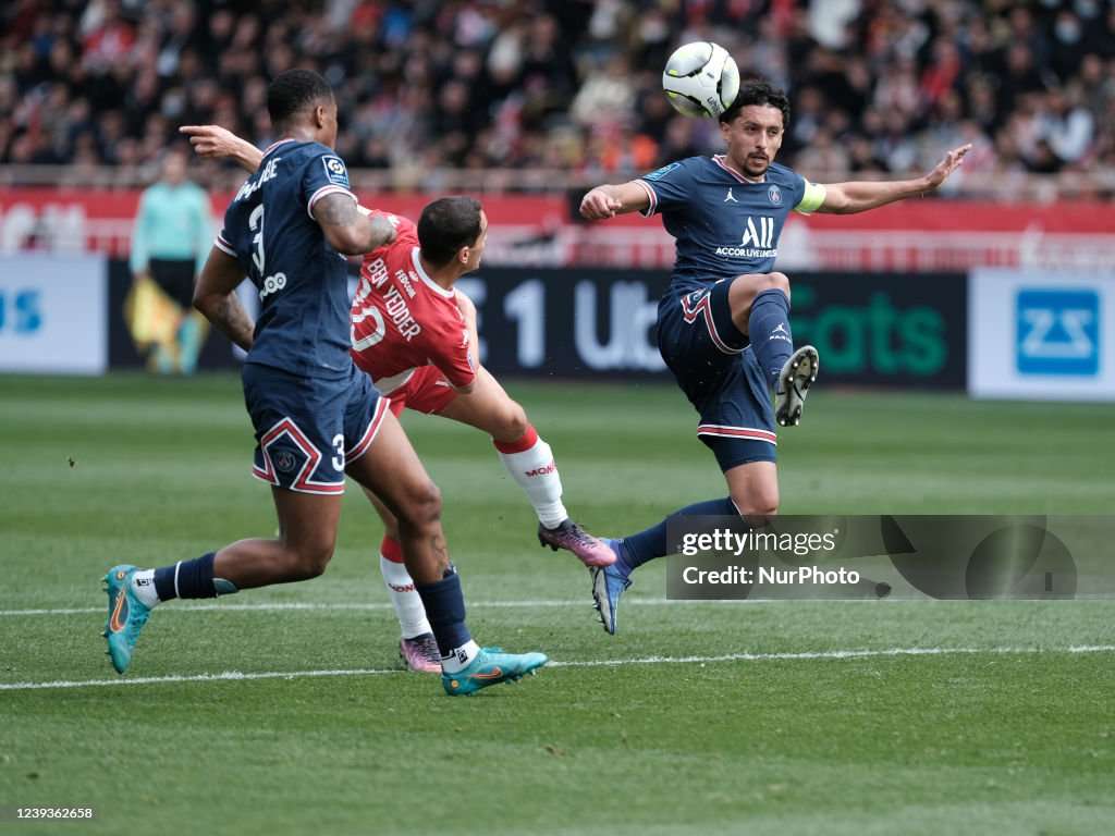 AS Monaco v Paris Saint Germain - Ligue 1 Uber Eats