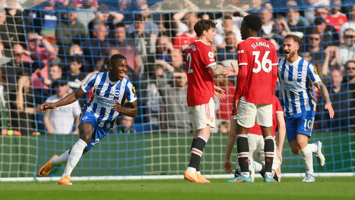 Brighton end Manchester United’s Champions League hope